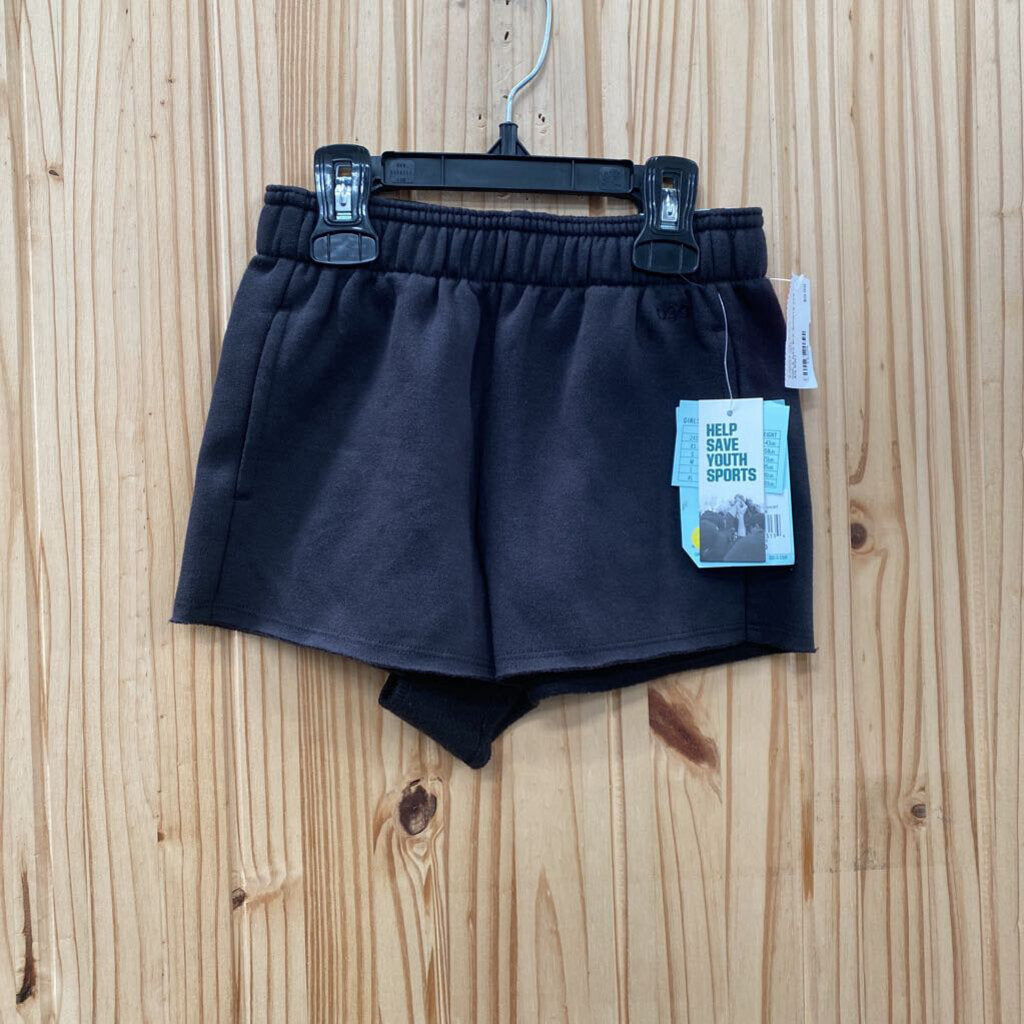 GIRLS DSG BLK SHORTS 2XS 4/5 NWT
