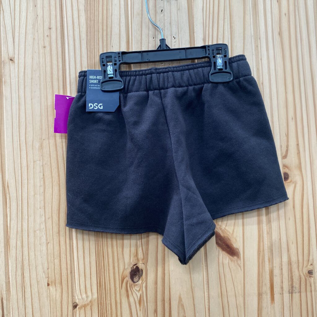 GIRLS DSG BLK SHORTS 2XS 4/5 NWT