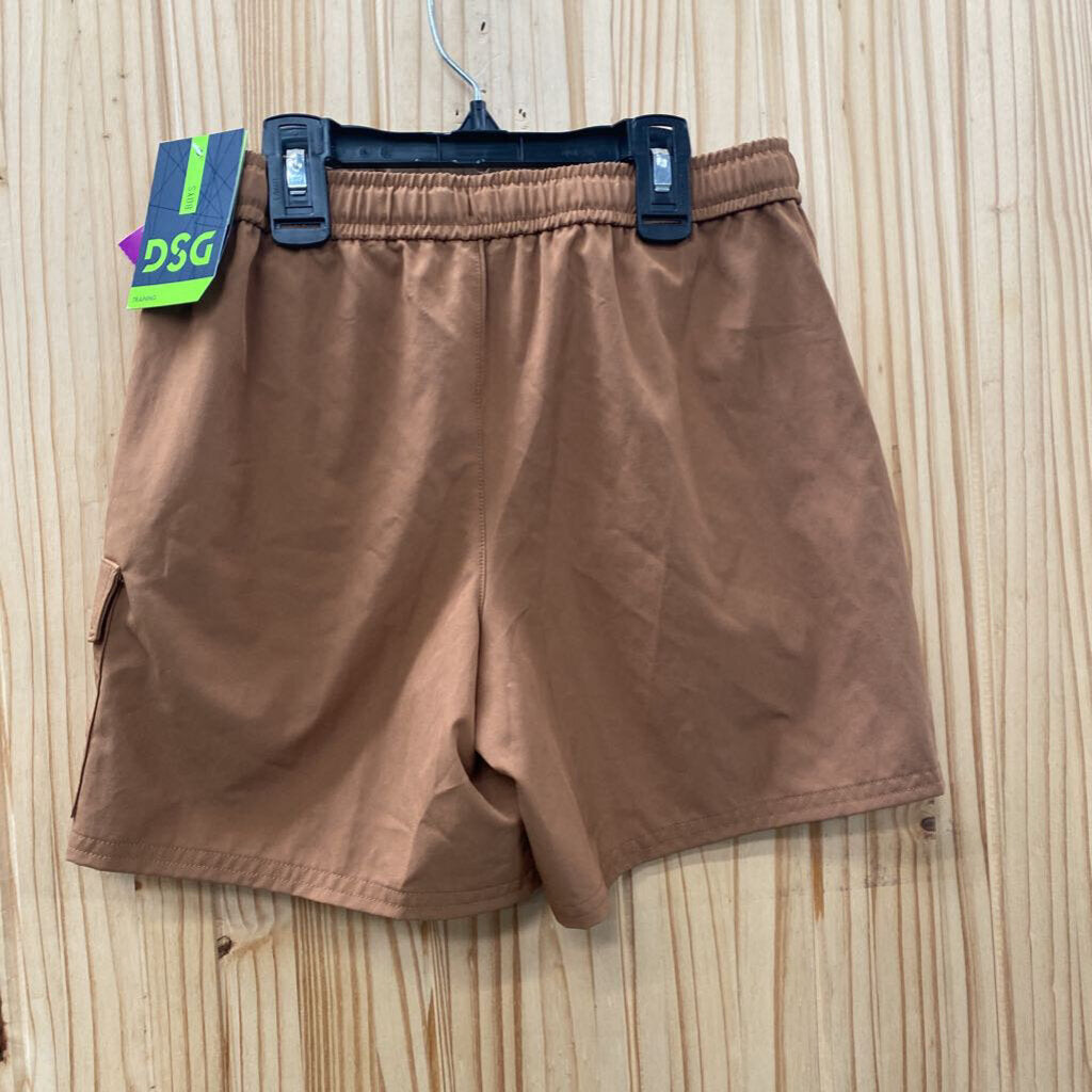 BOYS DSG LT BROWN SHORTS S 8/9 NWT