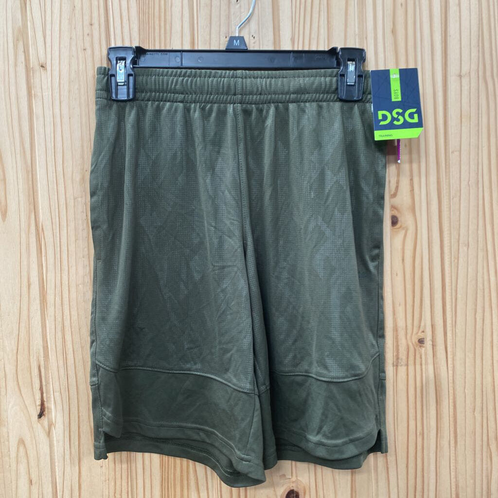 BOYS DSG DK OLIVE GREEN SHORTS L 14/16 NWT