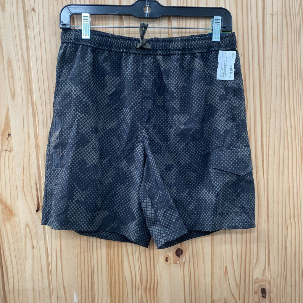 BOYS DSG SHORTS DK OLIVE GREEN/BLK XL 18 NWT