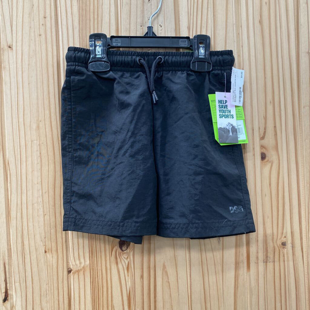 BOYS DSG BLK SHORTS 2XS 4/5 NWT