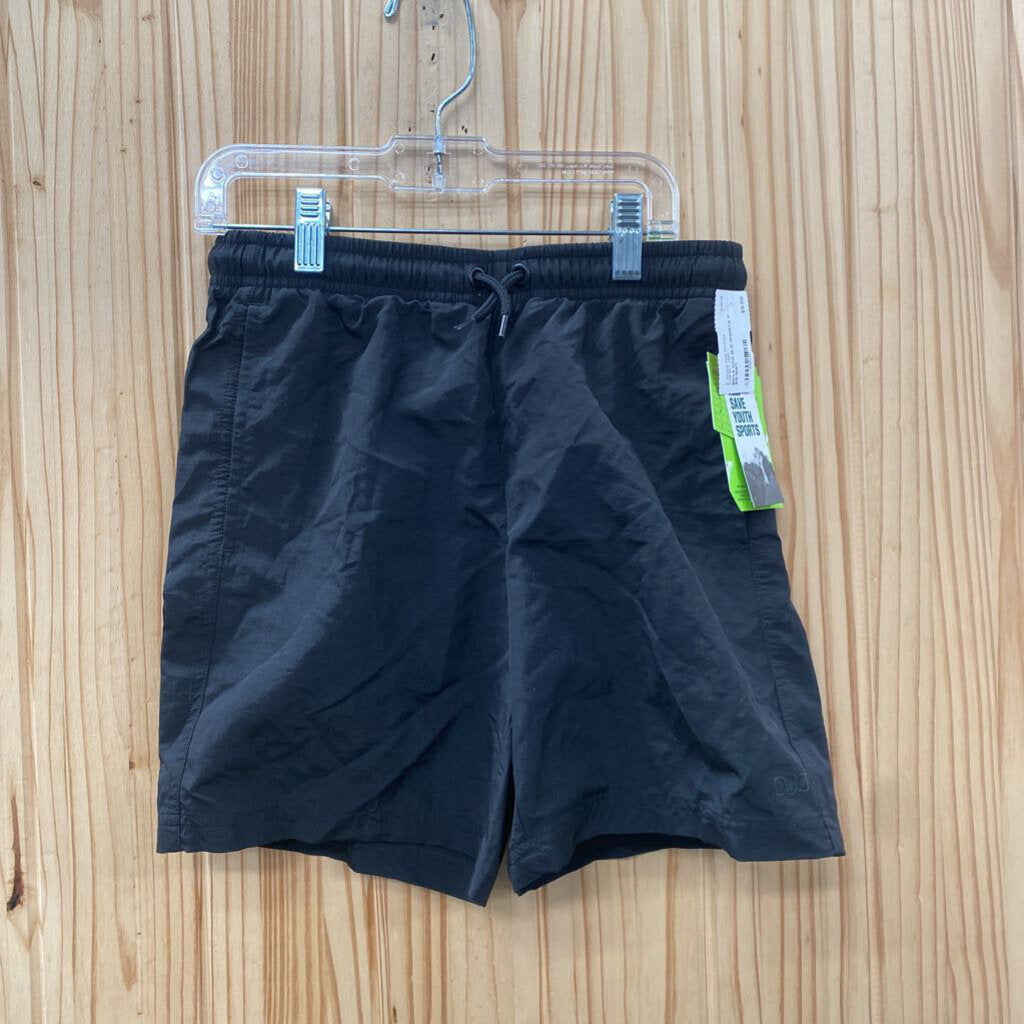 BOYS DSG BLK SHORTS S 8/9 NWT