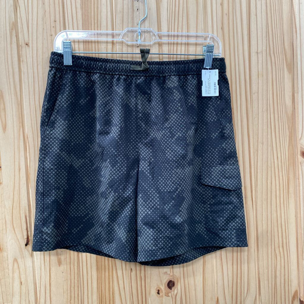 BOYS DSG SHORTS DK OLIVE GREEN/BLK XL 18 NWT