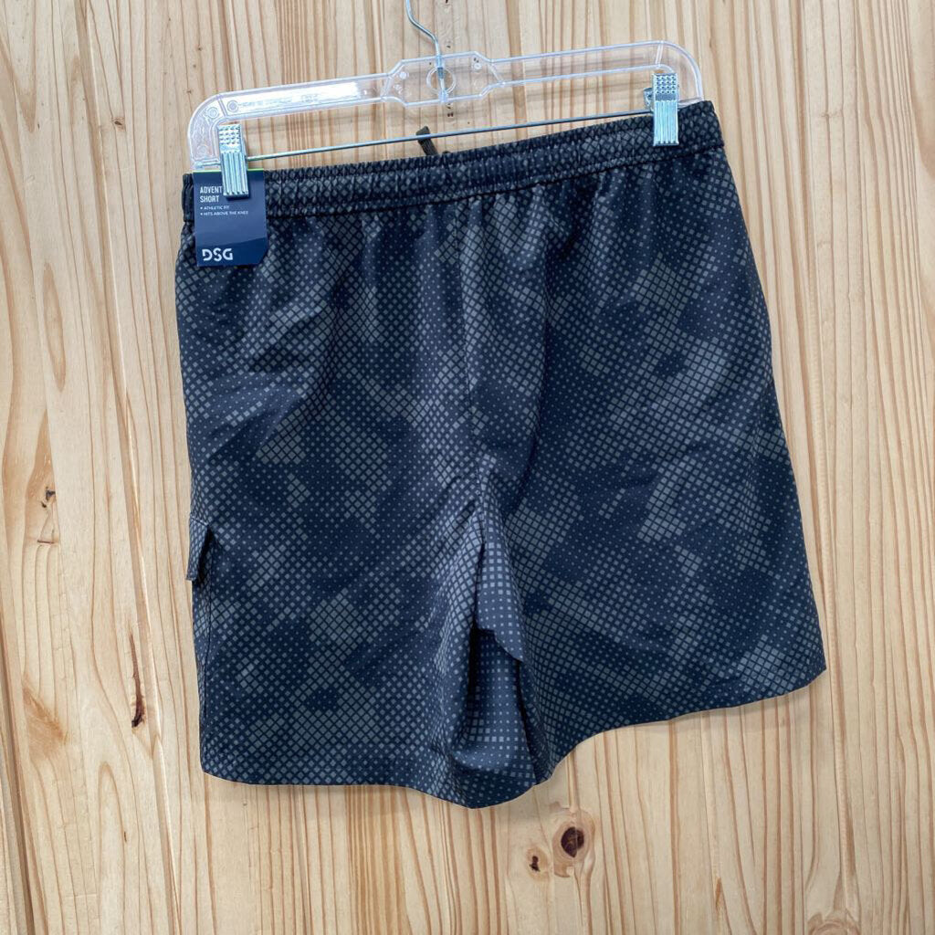 BOYS DSG SHORTS DK OLIVE GREEN/BLK XL 18 NWT