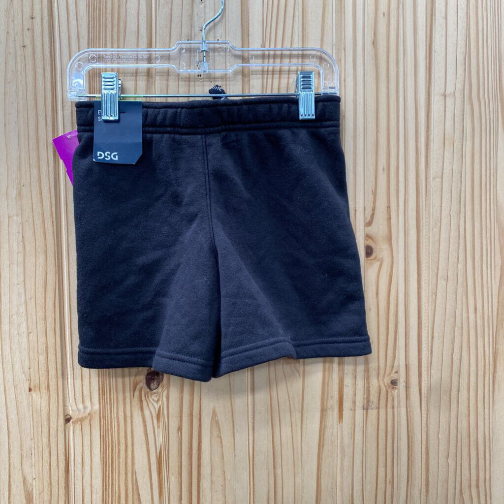 BOYS DSG BLK SHORTS 2XS 4/5 NWT