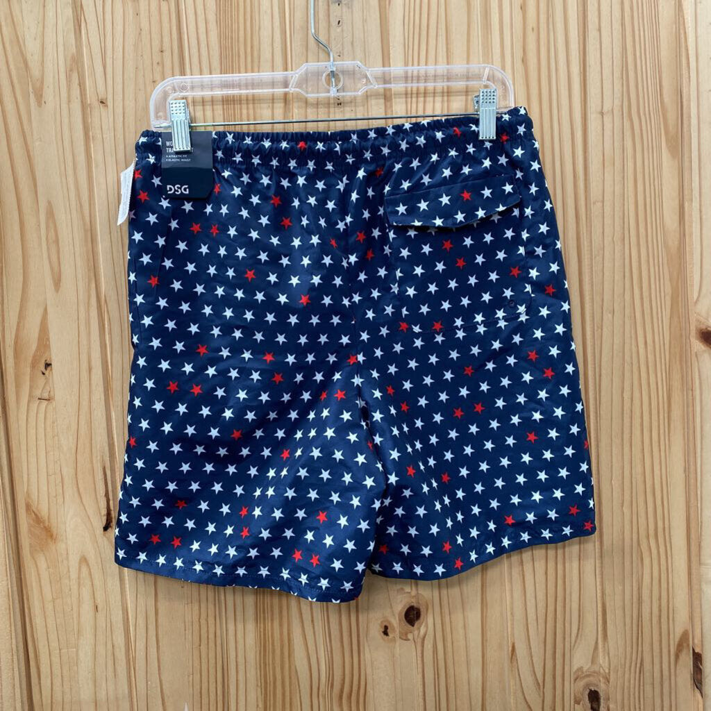 BOYS DSG NAVY BLUE SHORTS W/STARS XL 18 NWT