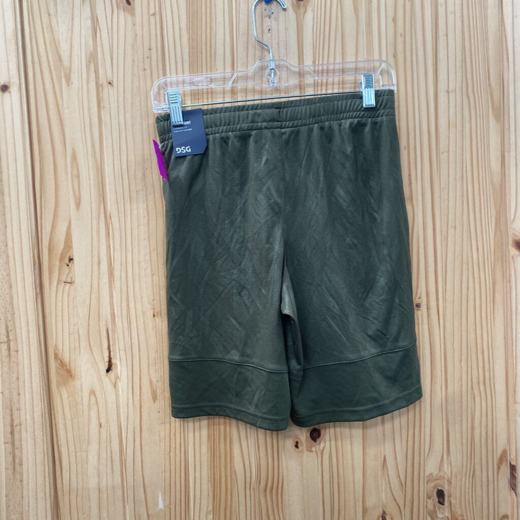 BOYS DSG DK OLIVE GREEN SHORTS L 14/16 NWT