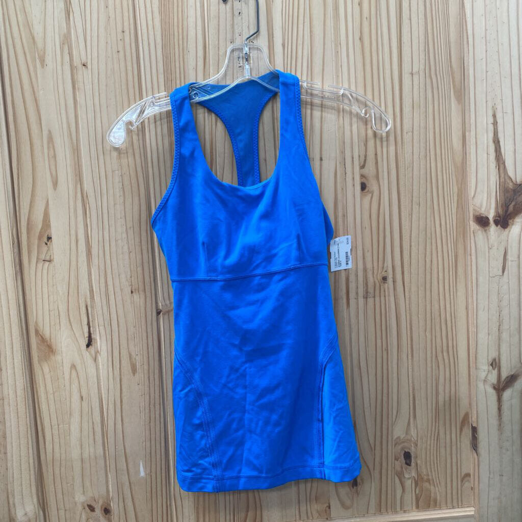 WOMENS LULULEMON CYAN TANK 6
