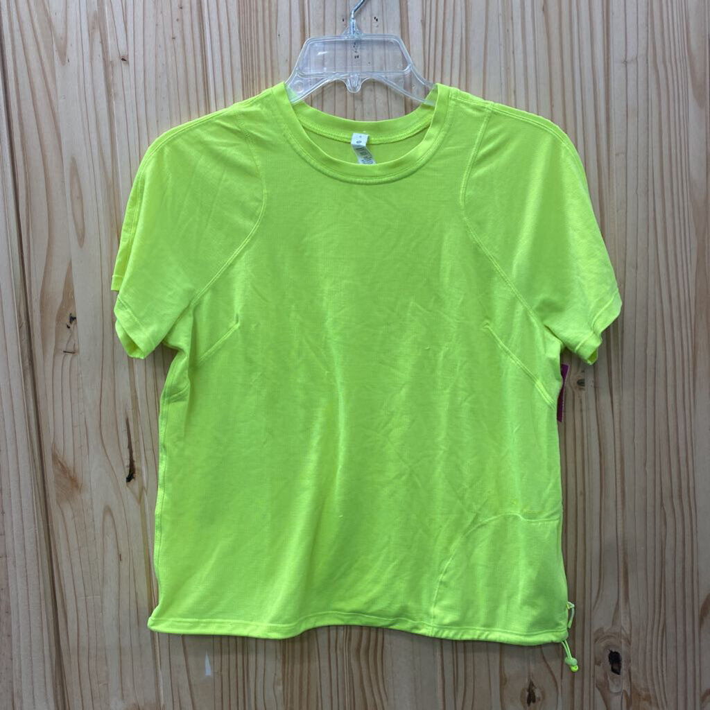 WOMENS LULULEMON NEON YELLOW SHIRT 6