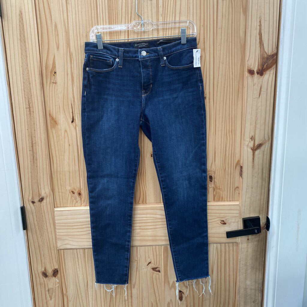 WOMENS BANANA REPUBLIC DK DENIM JEANS 28