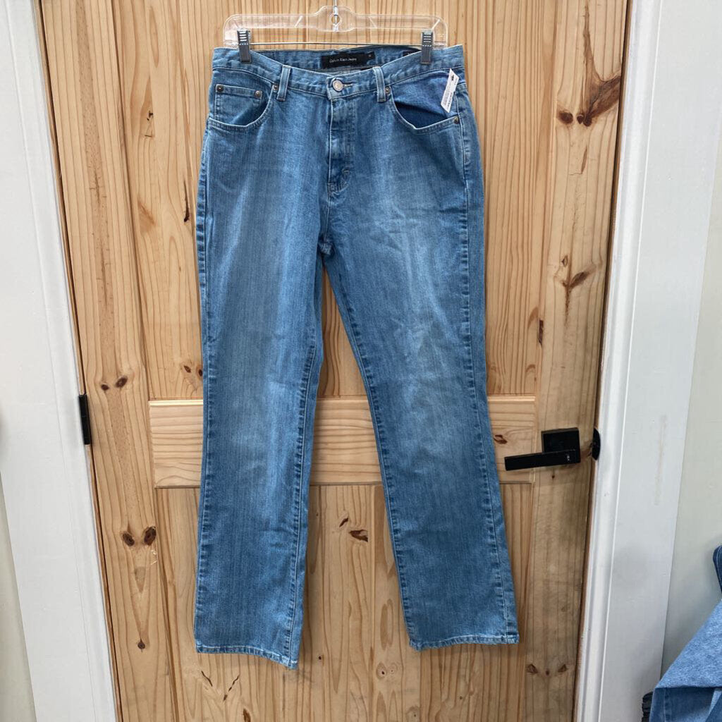 WOMENS CALVIN KLEIN LT DENIM JEANS 10