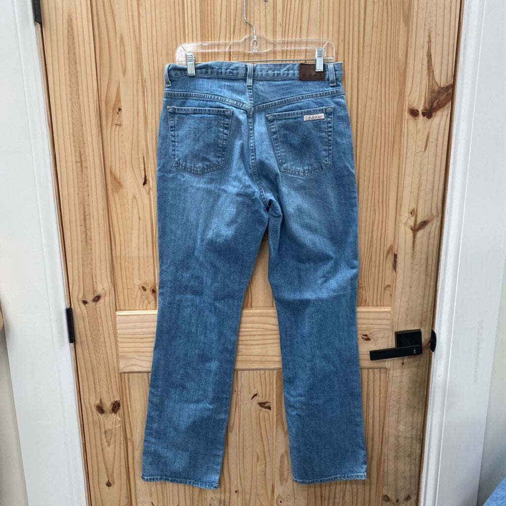 WOMENS CALVIN KLEIN LT DENIM JEANS 10