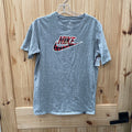 NIKE SHIRT GREY/RED PLAID SHIRT XL