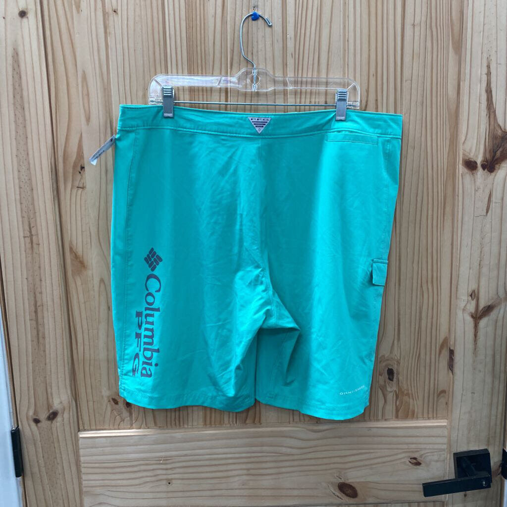MENS COLUMBIA PFG AQUA SHORTS 38