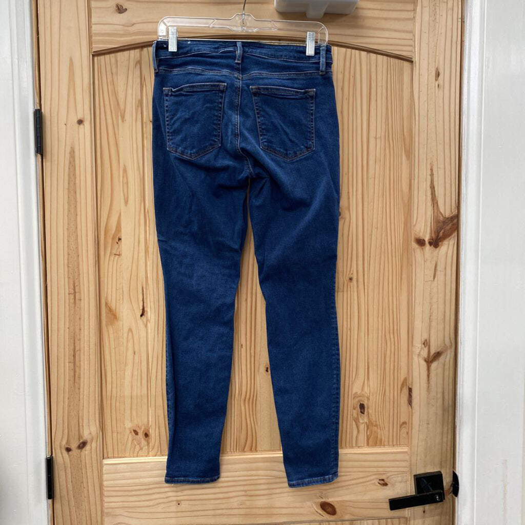 WOMENS THE LOFT DK DENIM JEANS 2