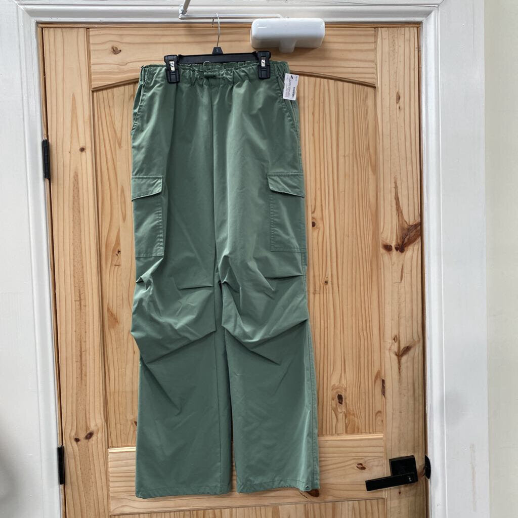 WOMENS LOVE TREE GREEN CARGO JOGGER PANTS S