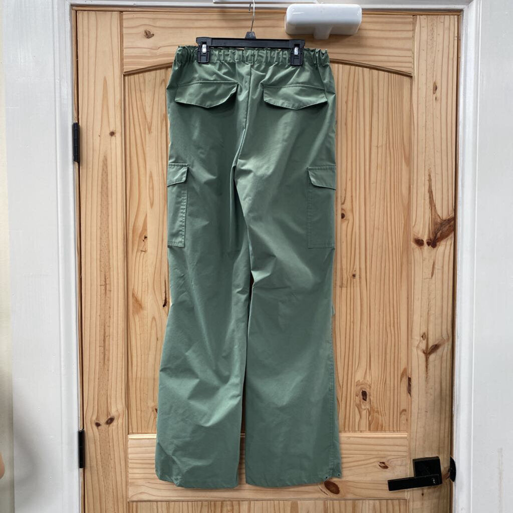 WOMENS LOVE TREE GREEN CARGO JOGGER PANTS S