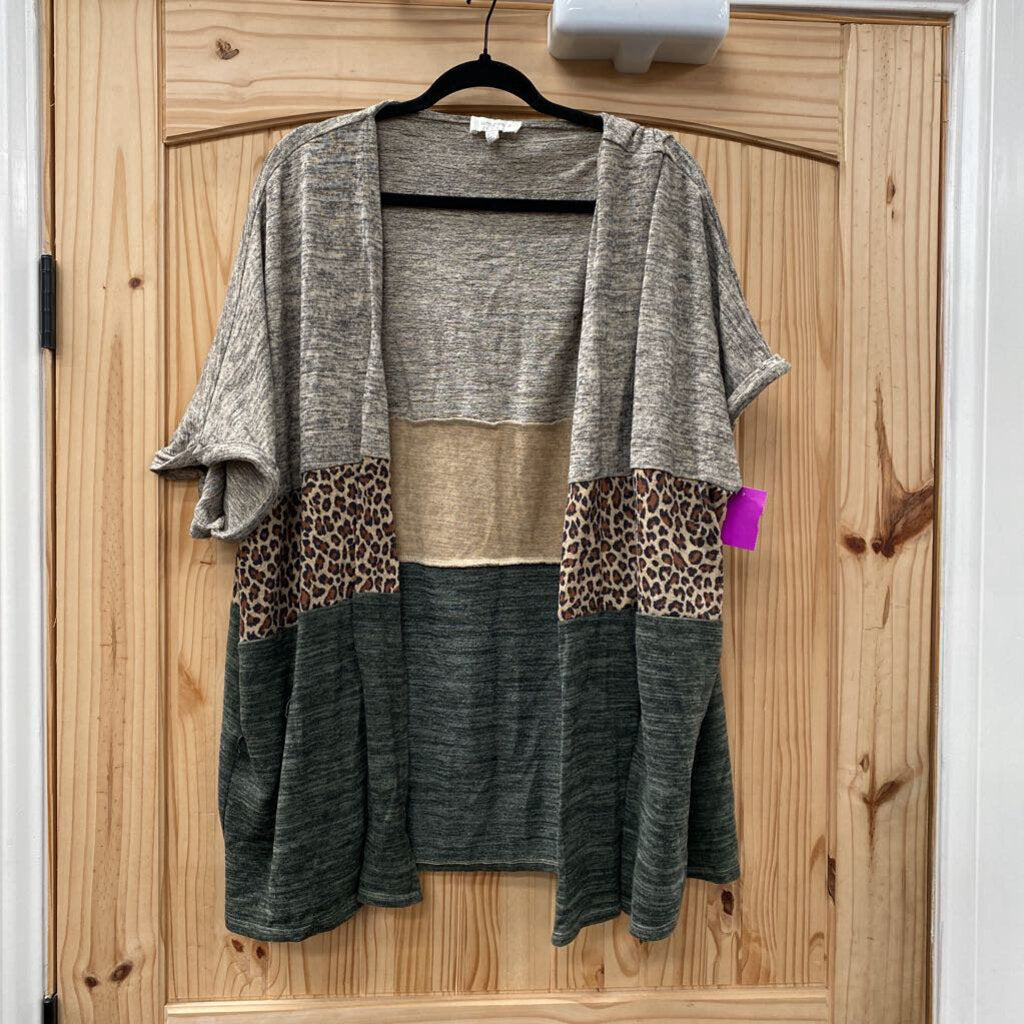 WOMENS UMGEE + CASUAL SHELL LEOPARD/GREY/TAUPE XL/1XL