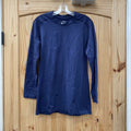 MENS L NIKE PRO COMBAT BLUE SHIRT