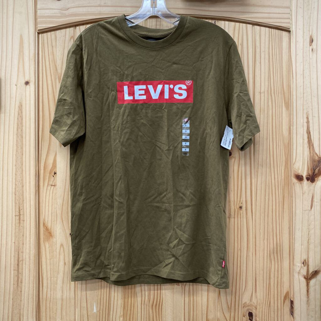 LEVIS NWT MENS S OLIVE GREEN SHIRT