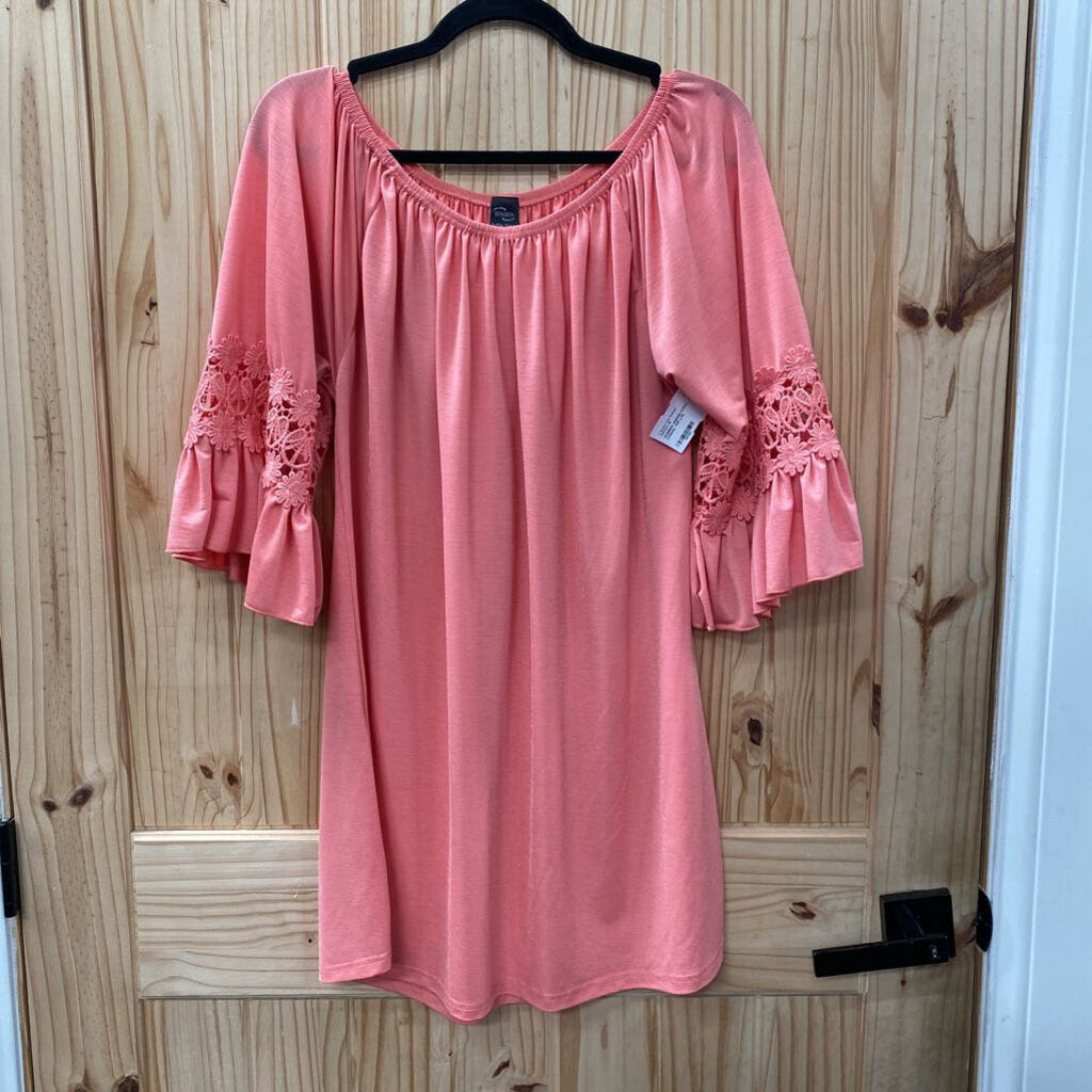 WOMENS WINWIN CORAL CASUAL TOP L/XL
