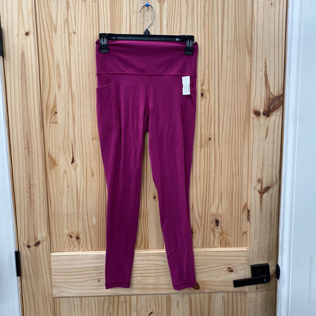 WOMENS ATHLETA DK FUSHIA LEGGINGS S