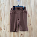 WOMENS GYMSHARK CHOCOLATE SHORTS S