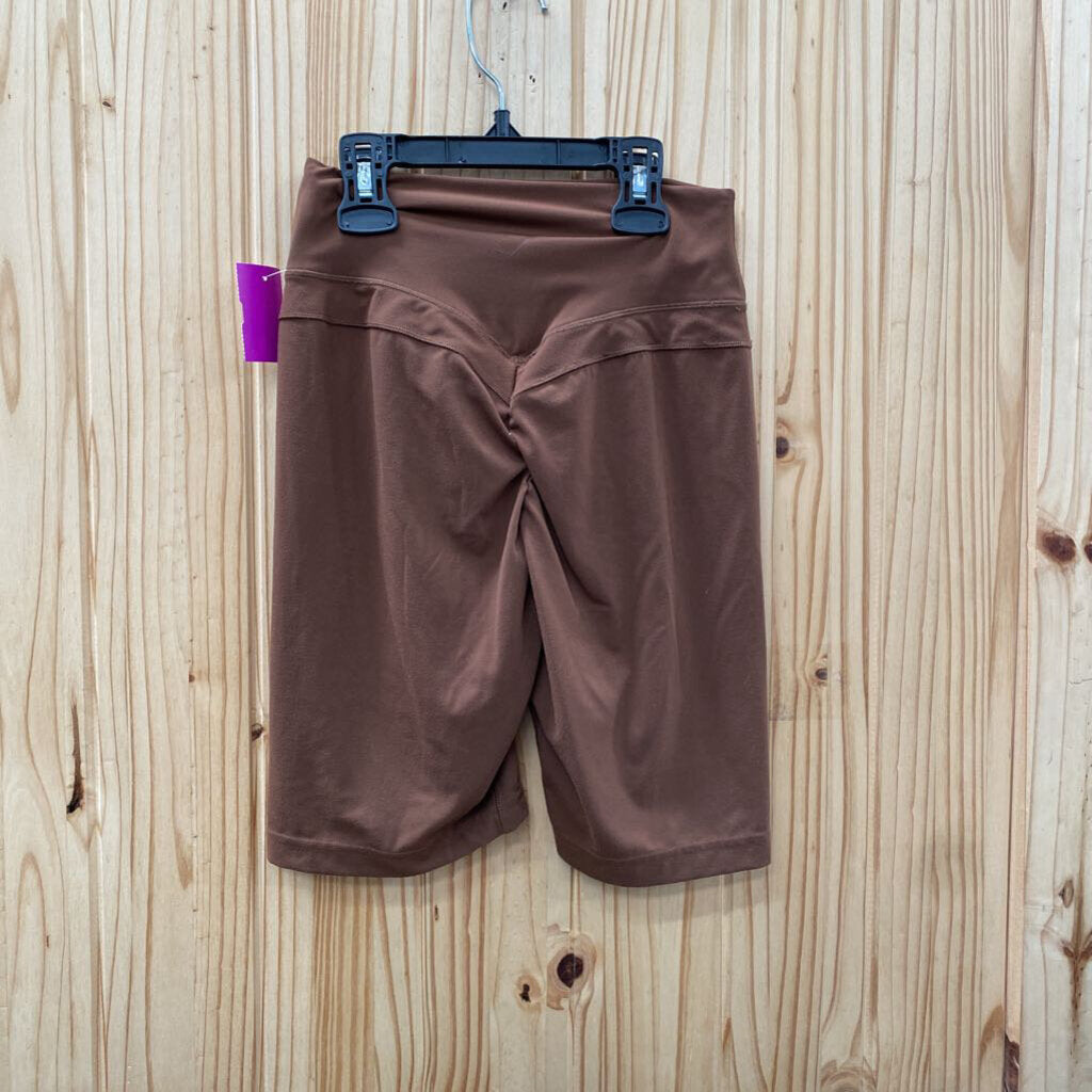 WOMENS GYMSHARK CHOCOLATE SHORTS S