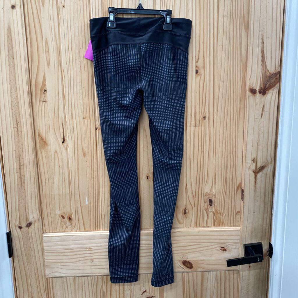WOMENS UNDER ARMOUR LEGGINGS GREY/BLK S