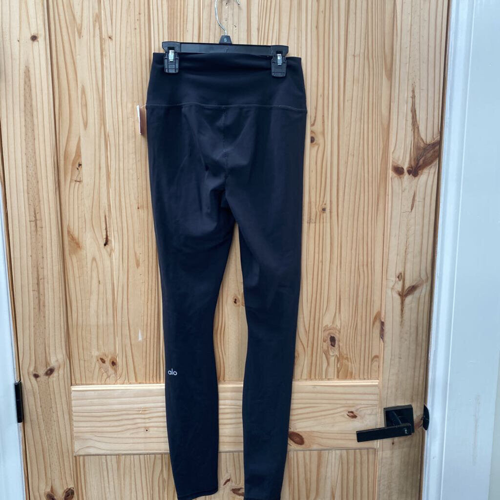WOMENS ALO BLK LEGGINGS S