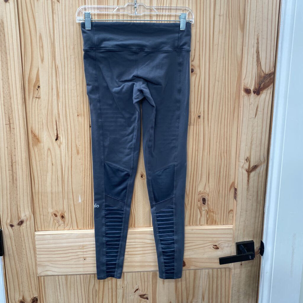 WOMENS ALO DK GREY LEGGINGS S