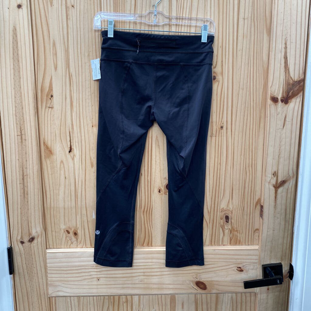 WOMENS LULULEMON SOUL CYCLE BLK LEGGINGS 4