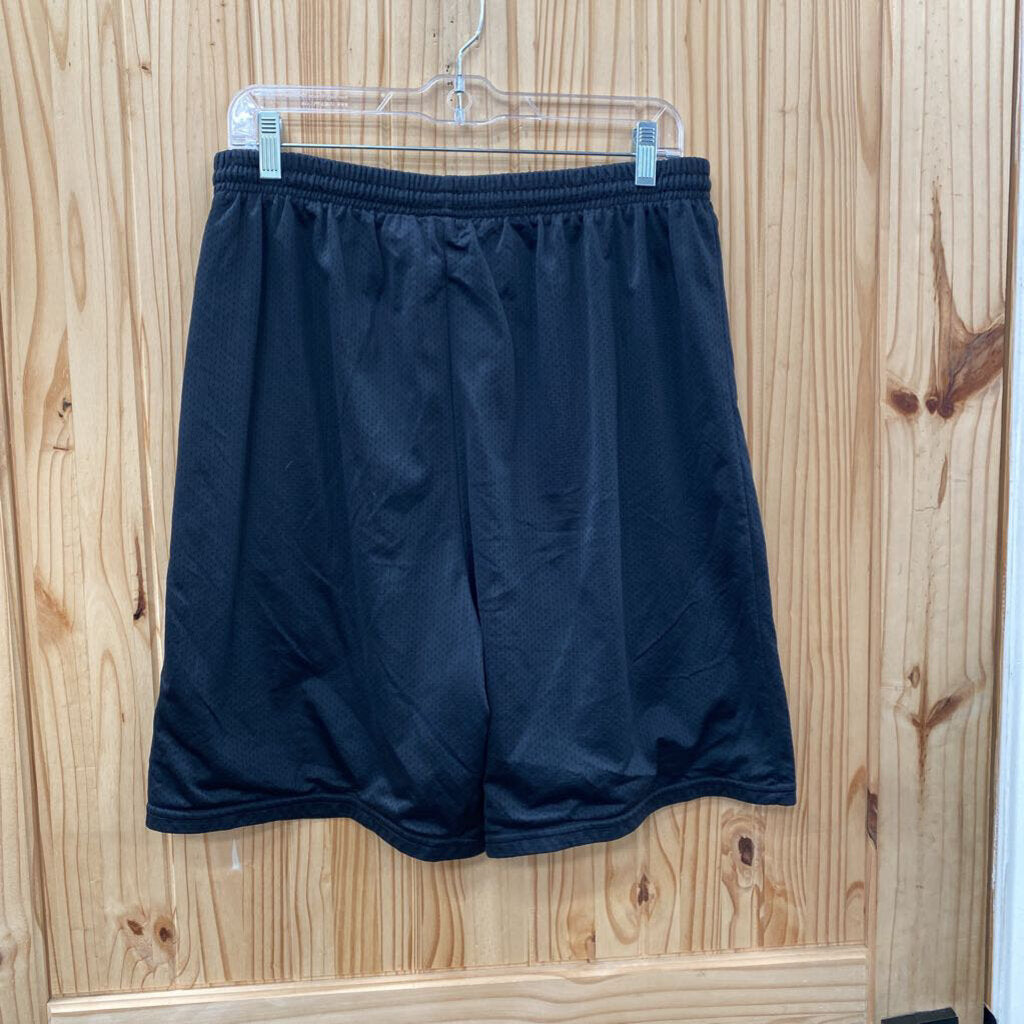 MENS NIKE SHORTS BLK/WHITE L