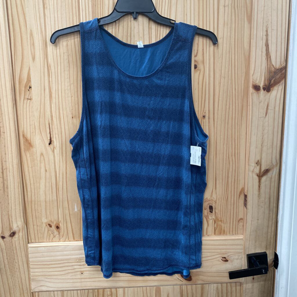 MENS LULULEMON BLUE TANK XL