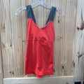 WOMENS LULULEMON RED/GREY TANK 8