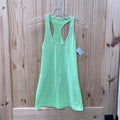 WOMENS LULULEMON NEON GREEN TANK XS/S