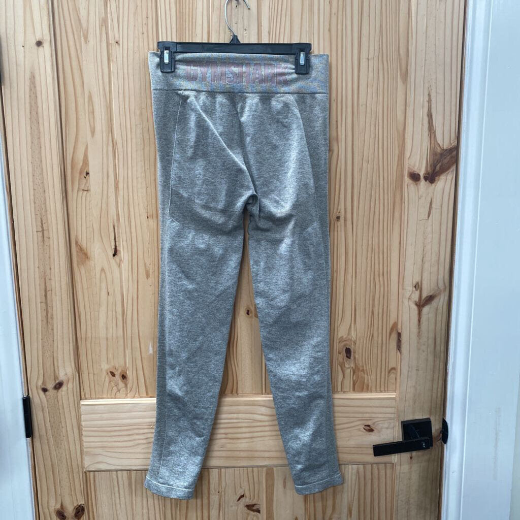 WOMENS GYMSHARK LEGGINGS GREY M/L