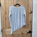WOMENS LULULEMON LS LT GREY SHIRT 10