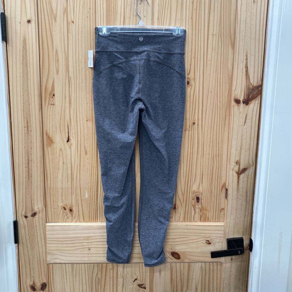 WOMENS LULULEMON DK GREY LEGGINGS 6