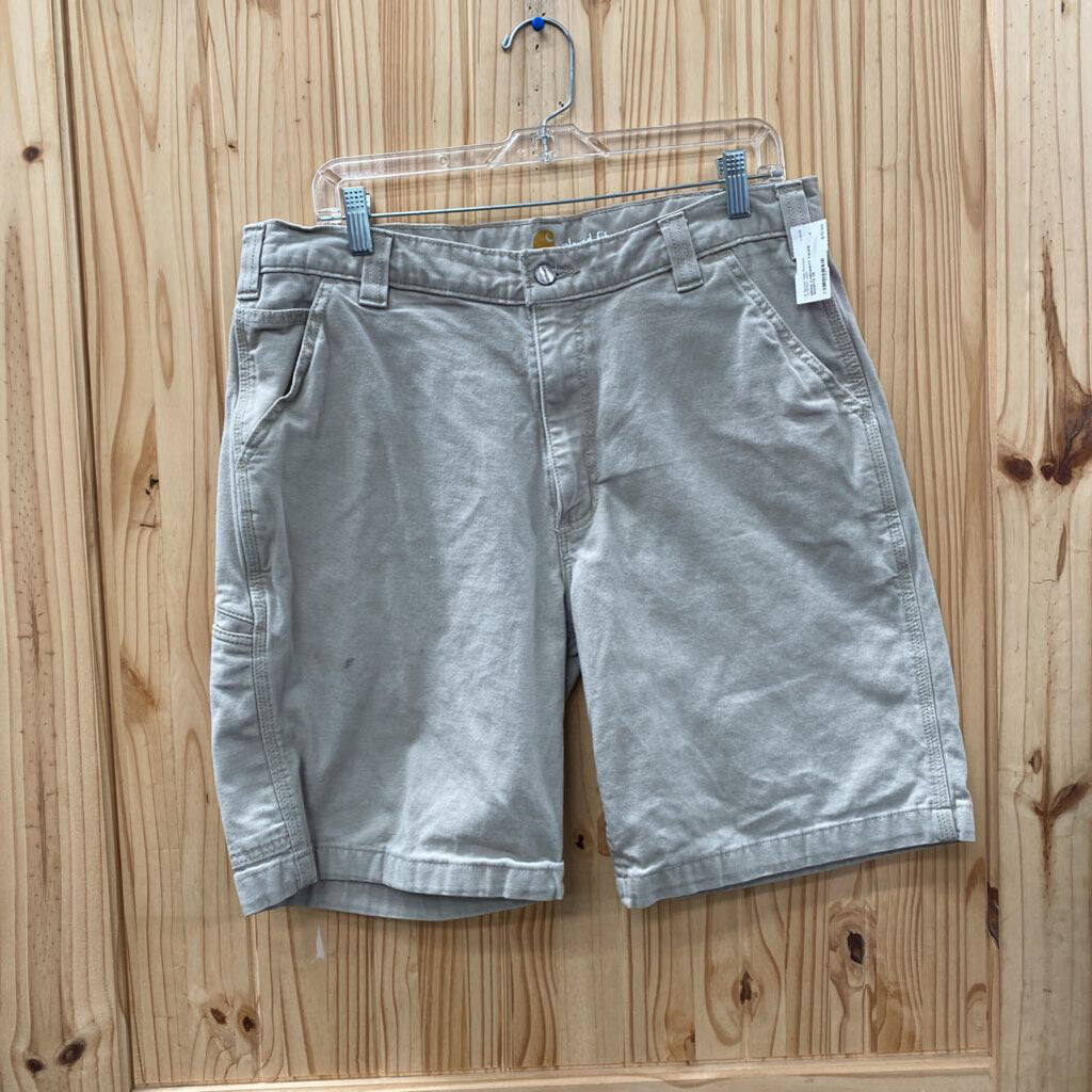 MENS CARHARTT TAUPE SHORTS 36