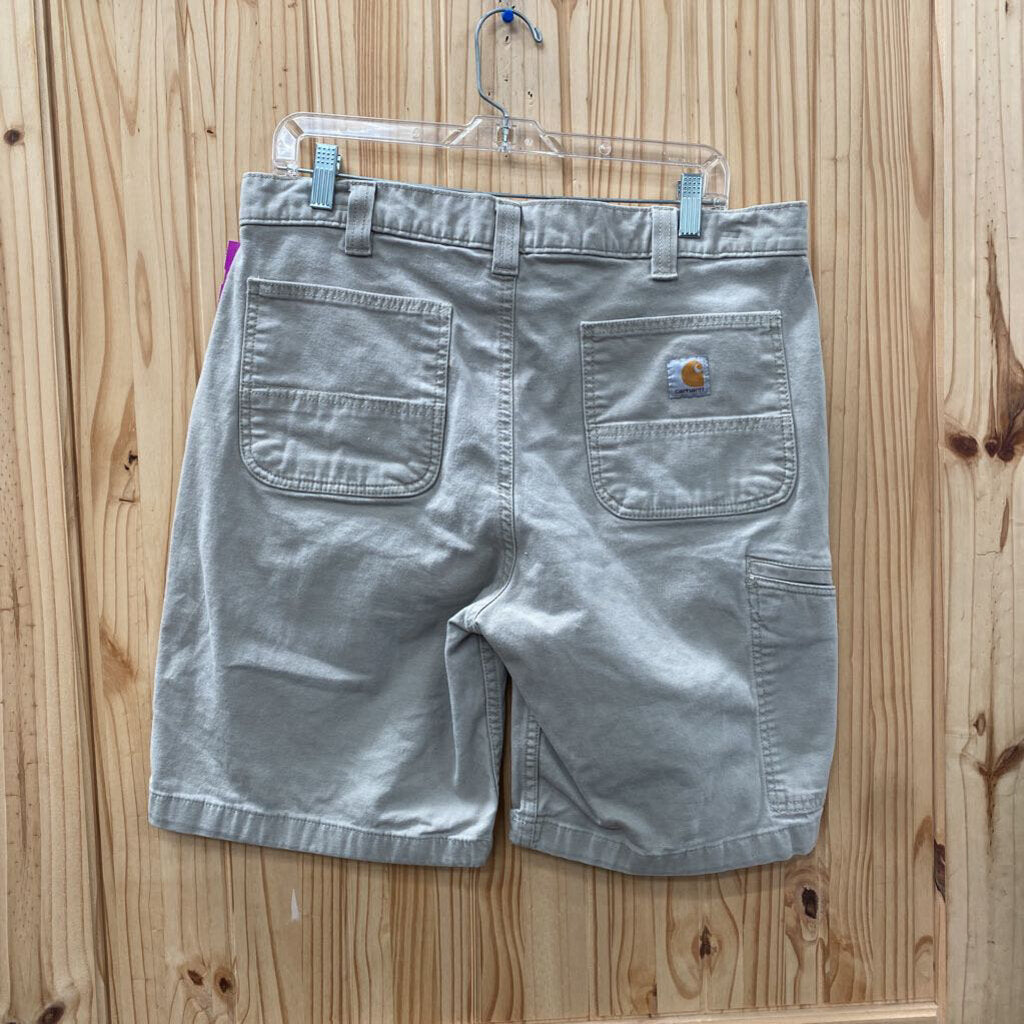 MENS CARHARTT TAUPE SHORTS 36