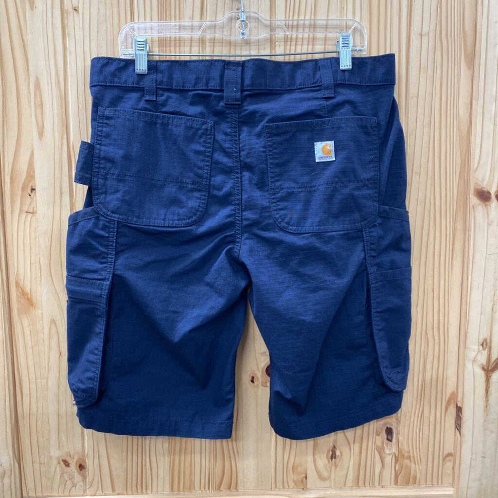WOMENS CARHARTT NAVY BLUE SHORTS 10 NWT