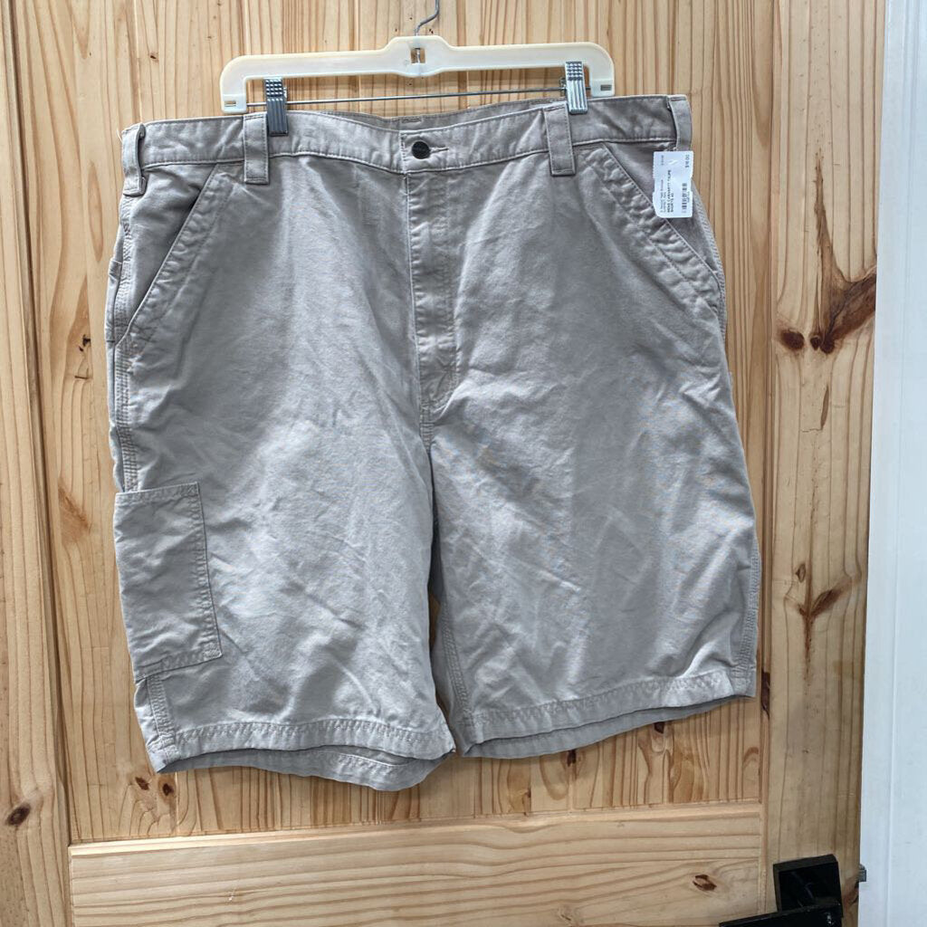MENS CARHARTT TAUPE SHORTS 42