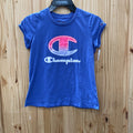 GIRLS CHAMPION PERWRINKL/PINK/WHITE SHIRT L 12