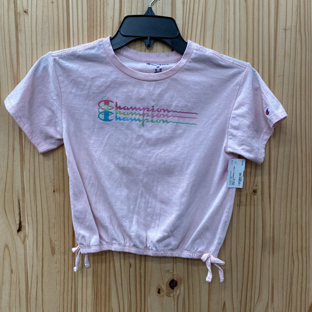 GIRLS CHAMPION LT PINK SHIRT 6X