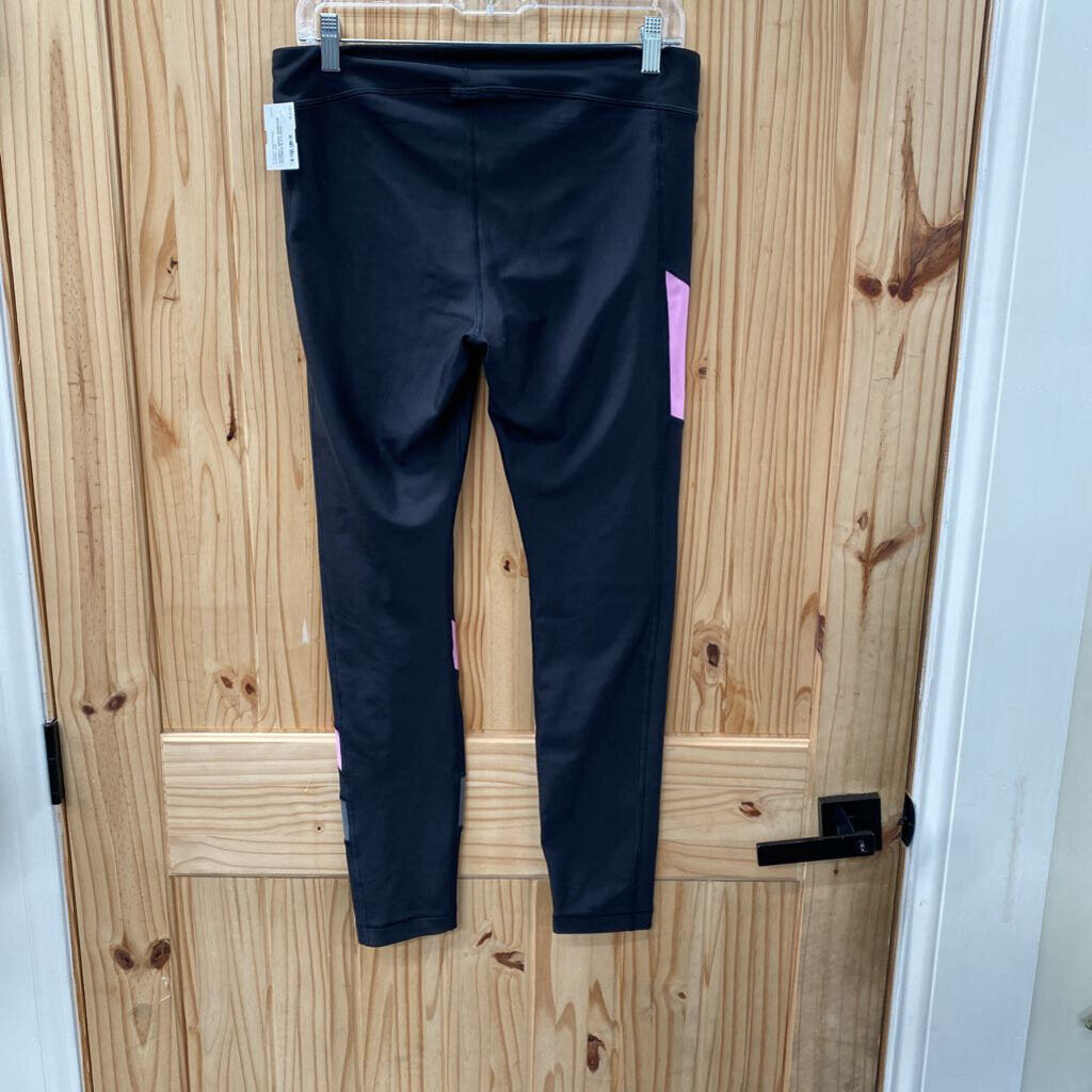 WOMENS UNDER ARMOOUR LEGGINGS BLK/FUSHIA L