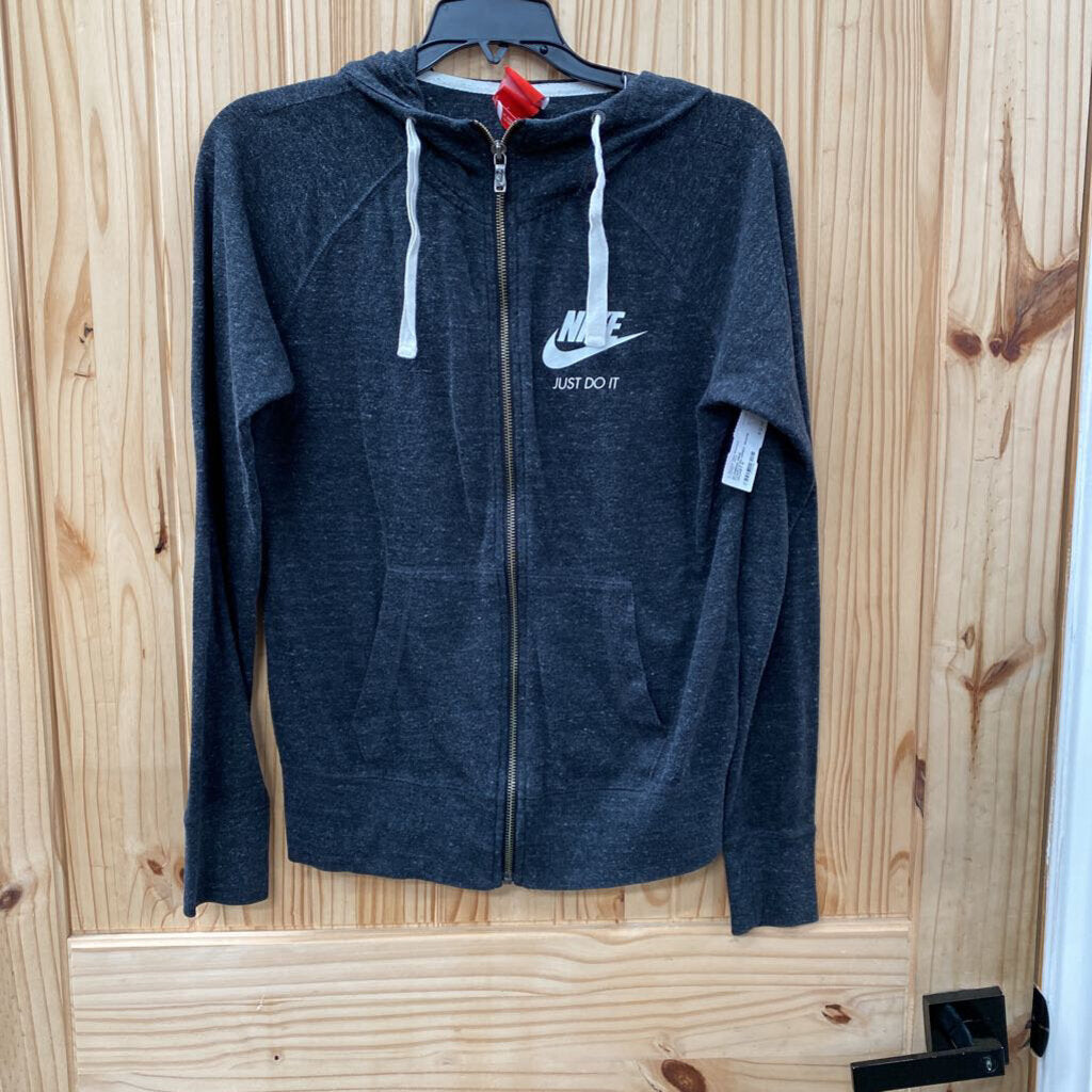 WOMENS NIKE CHARCOAL/GREY WHITE JACKET S