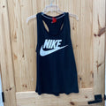 WOMENS NIKE TANK BLK/WHITE L