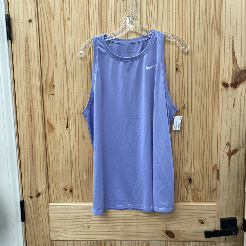 WOMENS NIKE TANK LILAC/WHITE XL